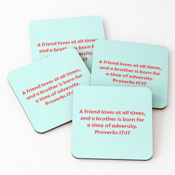 Item preview, Bible Verse Proverbs 17:17 designed and sold by Prayingwarrior.