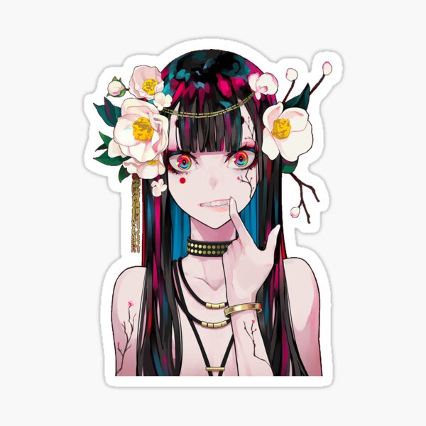 Sexy Anime Vampire Girl Sticker