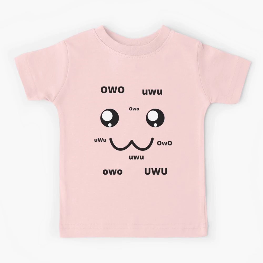 uwu t-shirt black - Roblox