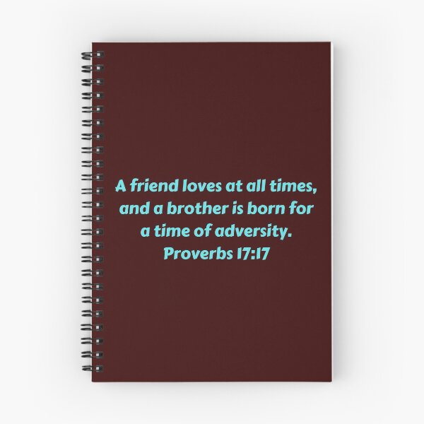 Item preview, Bible Verse Proverbs 17:17 designed and sold by Prayingwarrior.
