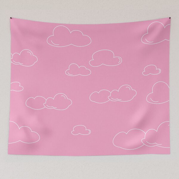 Item preview, Cloudy White Art Print designed and sold by lineartdesigns.