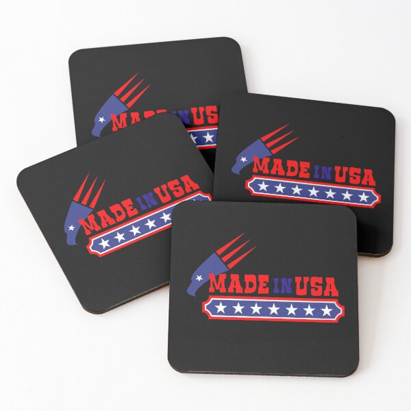 Item preview, Vintage Made In USA Typography and flag illustration  designed and sold by garniturex.