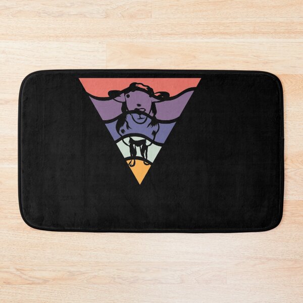 Item preview, Ein Schaf auf der Wanderung bunt Dreieck designed and sold by Spirit-Designs.