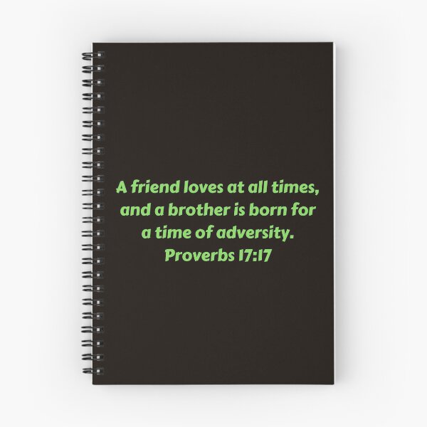 Item preview, Bible Verse Proverbs 17:17 designed and sold by Prayingwarrior.