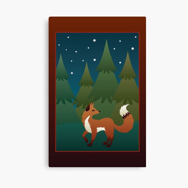 Forest Fox Canvas Print