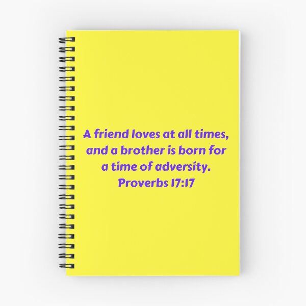 Item preview, Bible Verse Proverbs 17:17 designed and sold by Prayingwarrior.