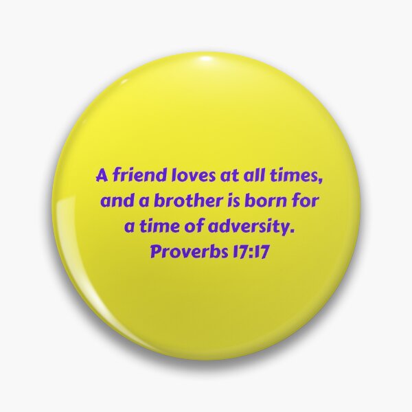 Item preview, Bible Verse Proverbs 17:17 designed and sold by Prayingwarrior.