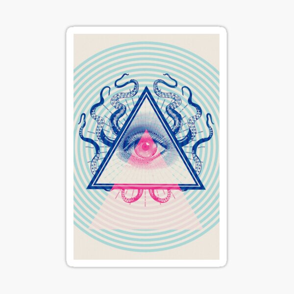 Vista previa del artículo con la obra «Pop Illuminati», diseñado y vendido por JACK SHOEGAZER.