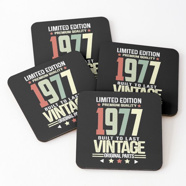 Item preview, Vintage 1977 - Retro Birthday designed and sold by MeroniGDesign.