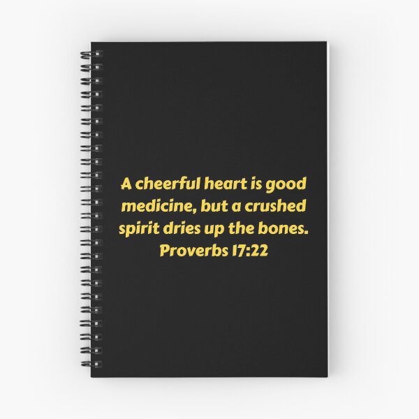 Item preview, Bible Verse Proverbs 17:22 designed and sold by Prayingwarrior.
