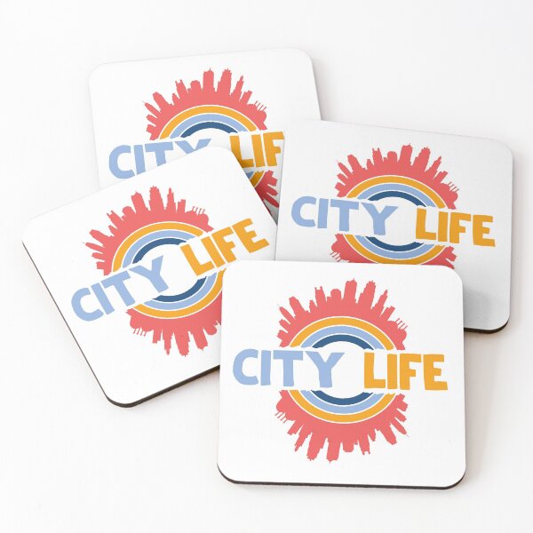 Artikelvorschau, Buntes Stadtleben Sticker und T-Shirt Design entworfen und verkauft von SLSandaruwan.
