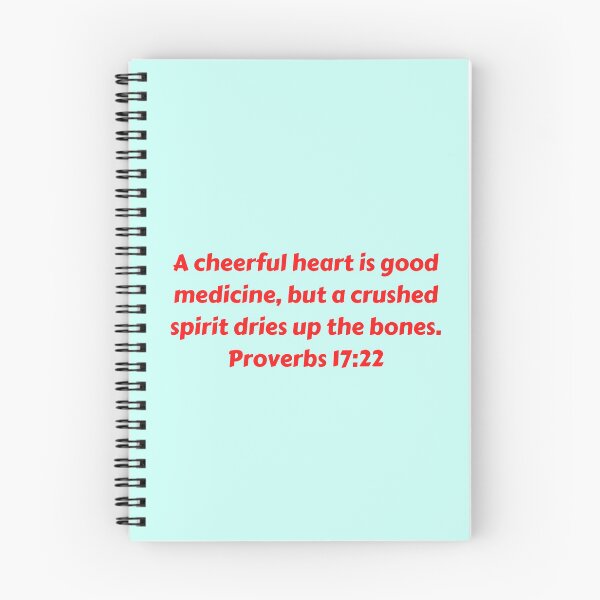 Item preview, Bible Verse Proverbs 17:22 designed and sold by Prayingwarrior.