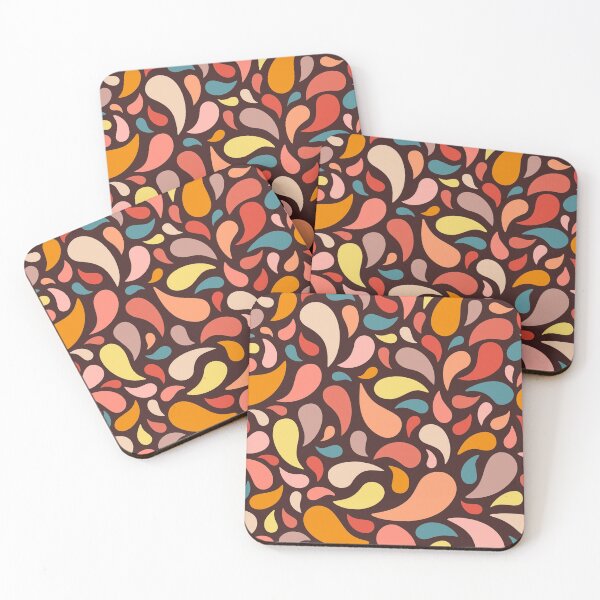 Item preview, Retro paisley shapes kaleidoscope designed and sold by Natural-Avenue.