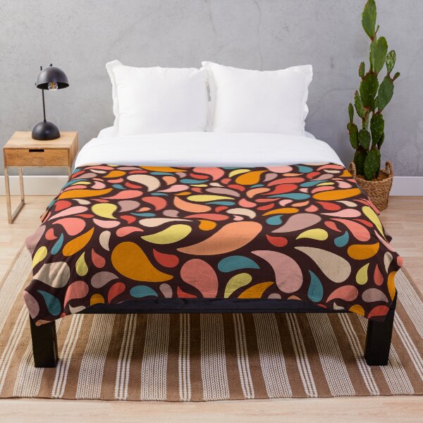 Item preview, Retro paisley shapes kaleidoscope designed and sold by Natural-Avenue.