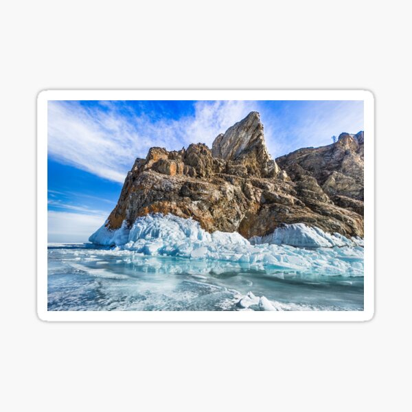 Sleeping dragon. Lake Baikal, island Olkhon Sticker