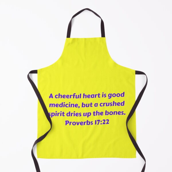 Artikelvorschau, Bible Verse Proverbs 17:22 entworfen und verkauft von Prayingwarrior.