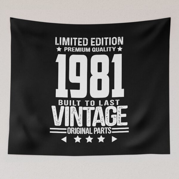 Item preview, Vintage 1981 - Retro Birthday designed and sold by MeroniGDesign.