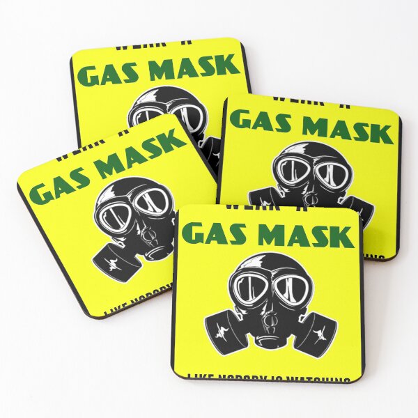 Item preview, Wear a Gas Mask Like Nobody is Watching designed and sold by Ghost Sticks.