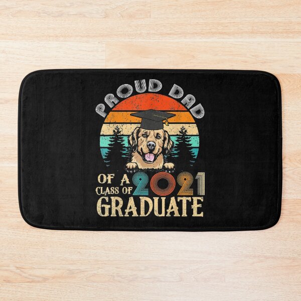 Item preview, Proud Dad Of A Class Of 2021 Graduate Golden Retriever designed and sold by maizreo.