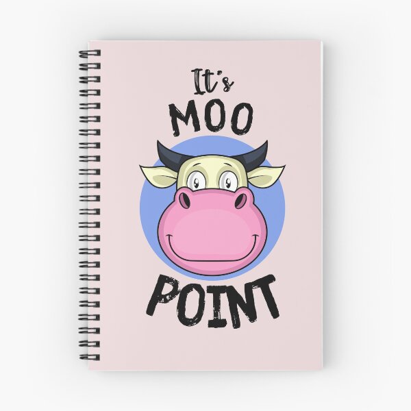 Item preview, Vintage It's Moo point Typography and funny cow face illustration   designed and sold by garniturex.