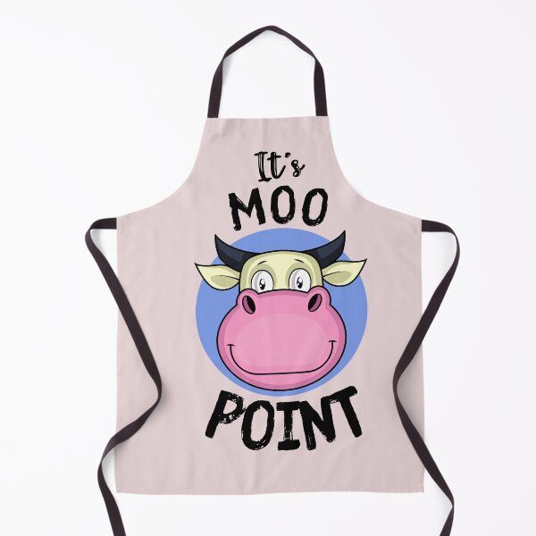Item preview, Vintage It's Moo point Typography and funny cow face illustration designed and sold by garniturex.