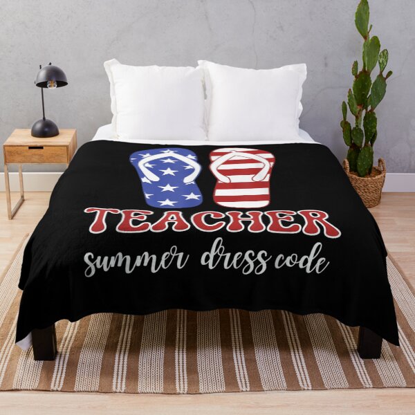 Item preview, Teacher School Patriotic Flip Flops Funny Summer Teacher designed and sold by anniet33.