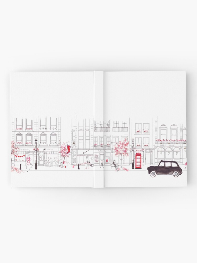 Alternate view of London Street Scene - Seven Dials Hardcover Journal