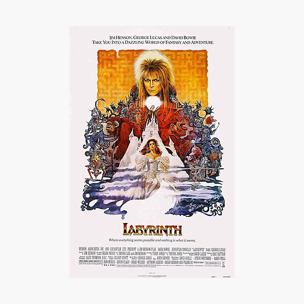 Aperçu de l'œuvre Film Labyrinthe des années 1980 créée et vendue par scottbrokawd.