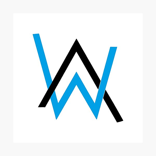 Lámina fotográfica «Logotipo de Alan Walker» de StockdaleGood | Redbubble