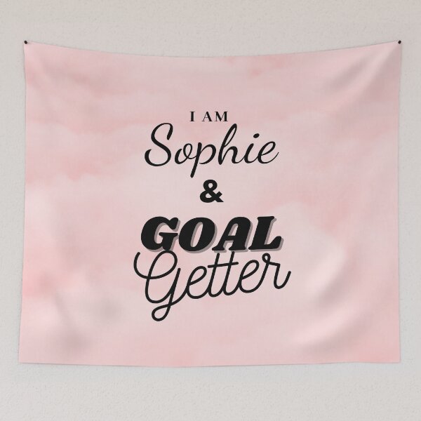 Item preview, I am Sophie & Goal getter design designed and sold by Amalzaki.