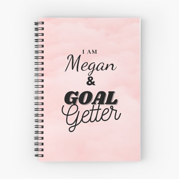 Item preview, I am Megan & Goal getter design designed and sold by Amalzaki.