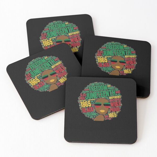 Item preview, June Nth Woman Words In Pan African American Flag designed and sold by maizreo.