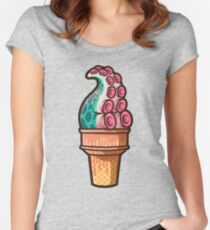 Tentacle Treat (gumdrop) Women's Fitted Scoop T-Shirt