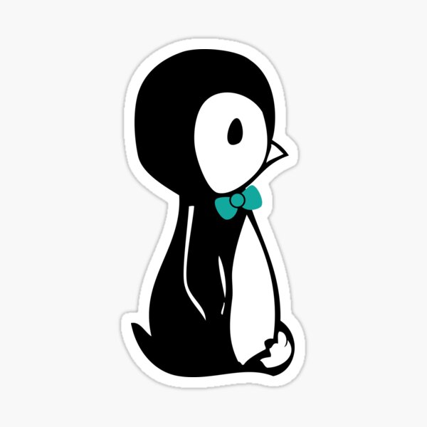 His Penguin - © GraphicLoveShop Sticker