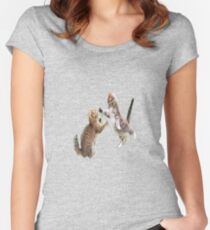 cute cats Women's Fitted Scoop T-Shirt