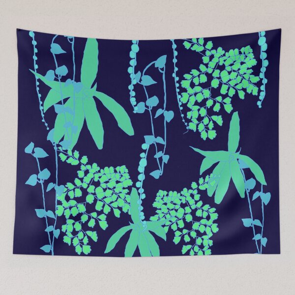Item preview, Plant Pattern Blue designed and sold by PBerry.
