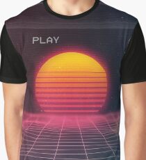 Digital sunset Graphic T-Shirt