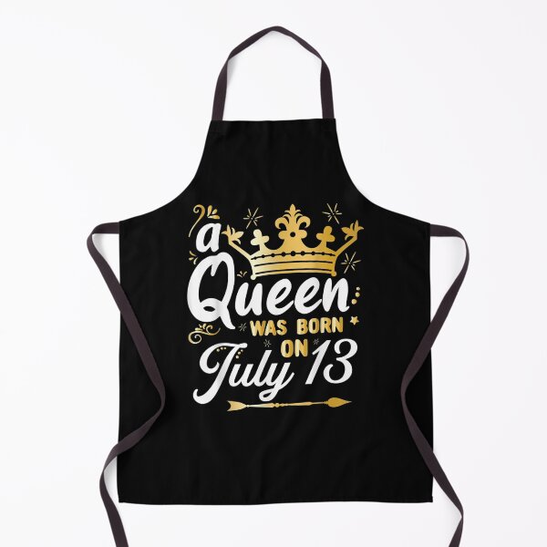 Item preview, A Queen Was Born On July 13 Cute Girly July 13th Birthday designed and sold by maizreo.