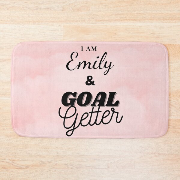 Item preview, I am Emily & Goal getter design designed and sold by Amalzaki.