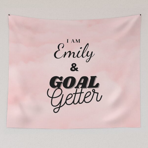 Item preview, I am Emily & Goal getter design designed and sold by Amalzaki.