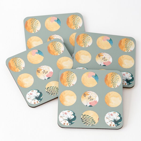 Item preview, Circles Collage 3 designed and sold by JadeWuArt.