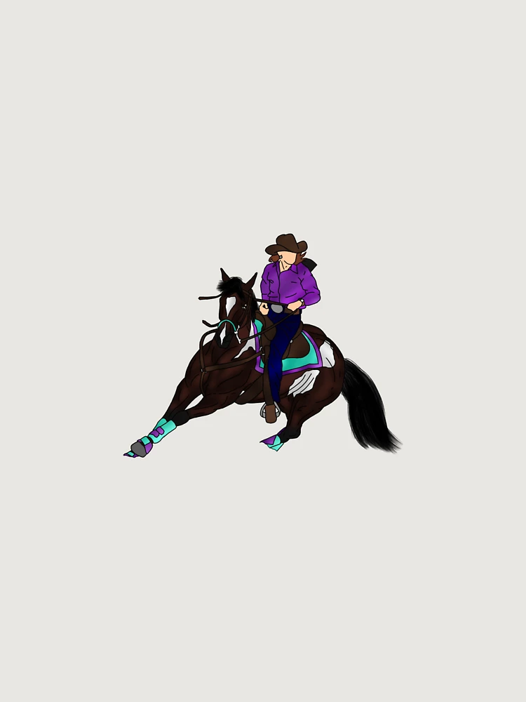 Thumbnail 6 of 6, Premium Oversized Hoodie, Barrel Racing designed and sold by Rxcing-Xrts.