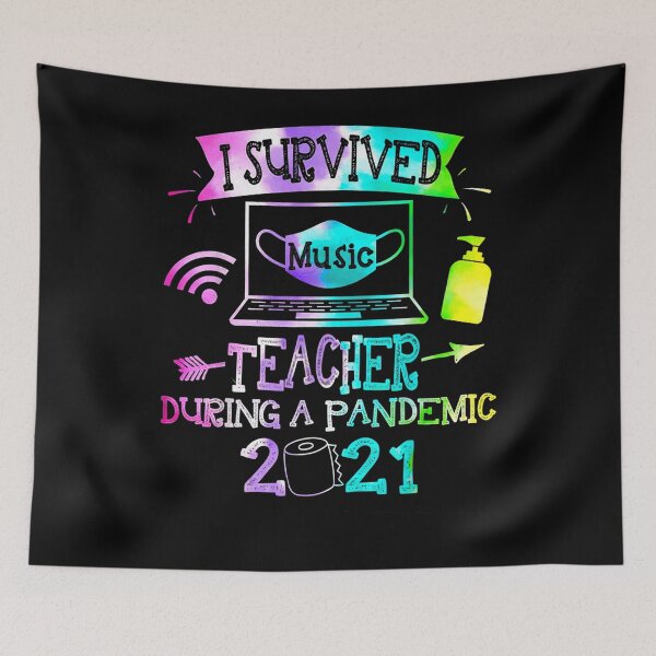 Item preview, I Survived Music Teacher During A Pandemic 2021 designed and sold by anniet33.
