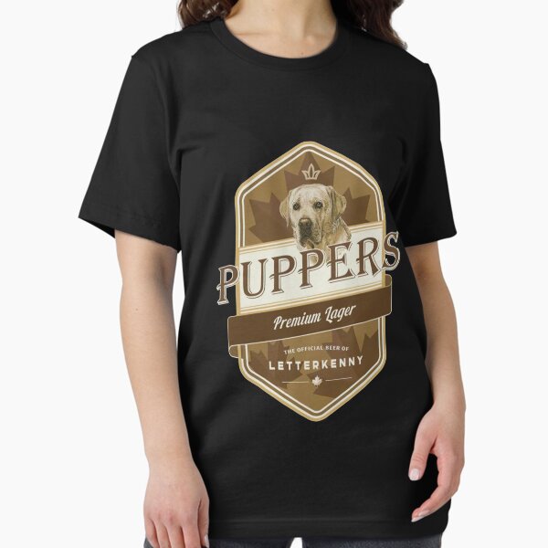 Item preview, Puppers premium lager beer Letterkenny logo designed and sold by FittsWilliam.