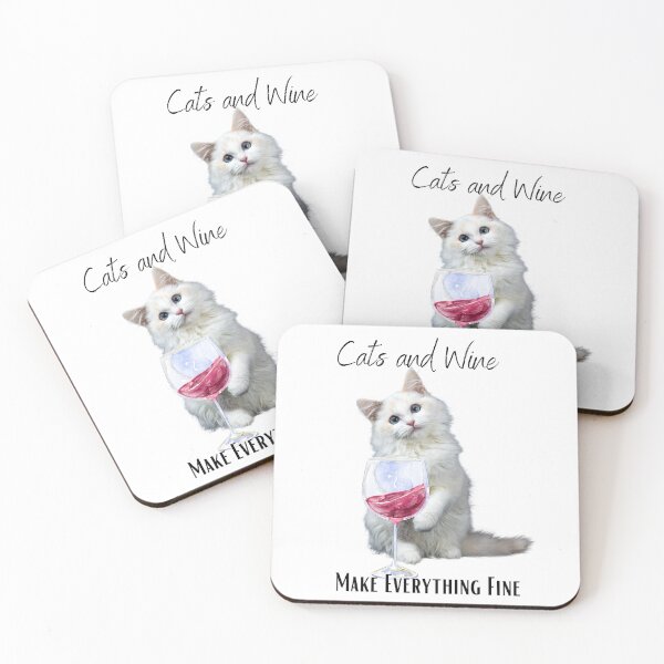 Item preview, Cat and Wine designed and sold by desireedickens.