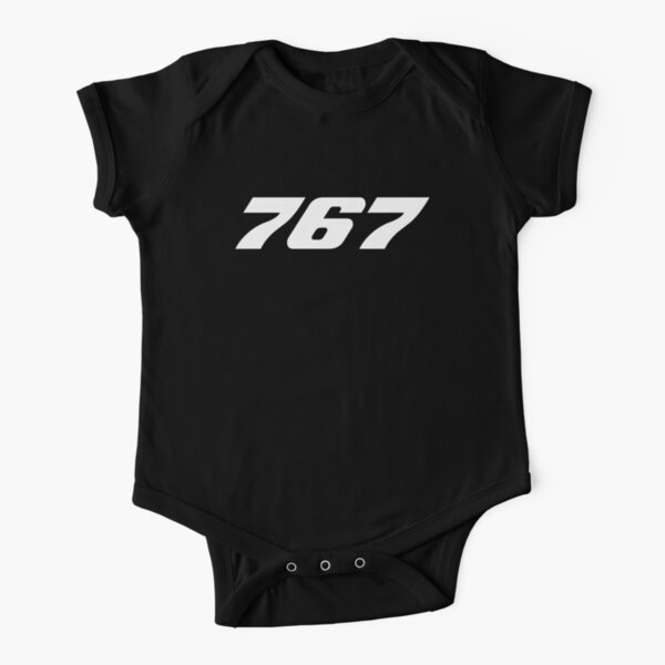 Boeing 767 Blue Horizontal Baby One Piece By Genaddibilly Redbubble