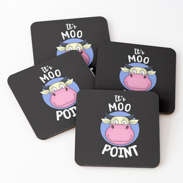 Item preview, Vintage It's Moo Point Typography and funny cow illustration  designed and sold by garniturex.