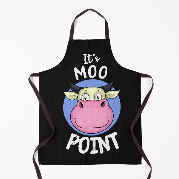 Item preview, Vintage It's Moo Point Typography and funny cow illustration designed and sold by garniturex.