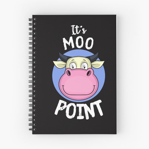 Item preview, Vintage It's Moo Point Typography and funny cow illustration  designed and sold by garniturex.