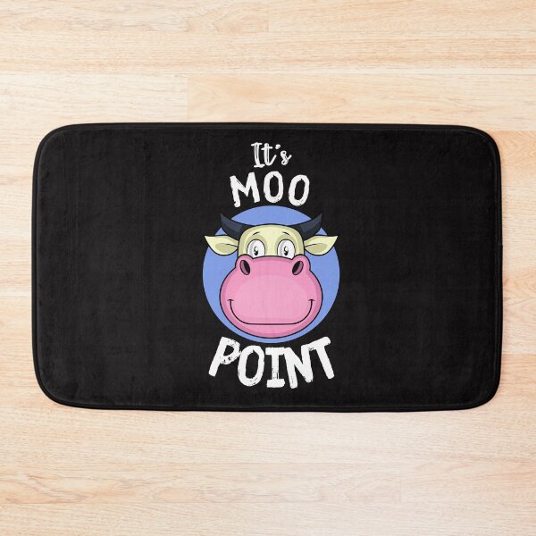Item preview, Vintage It's Moo Point Typography and funny cow illustration  designed and sold by garniturex.